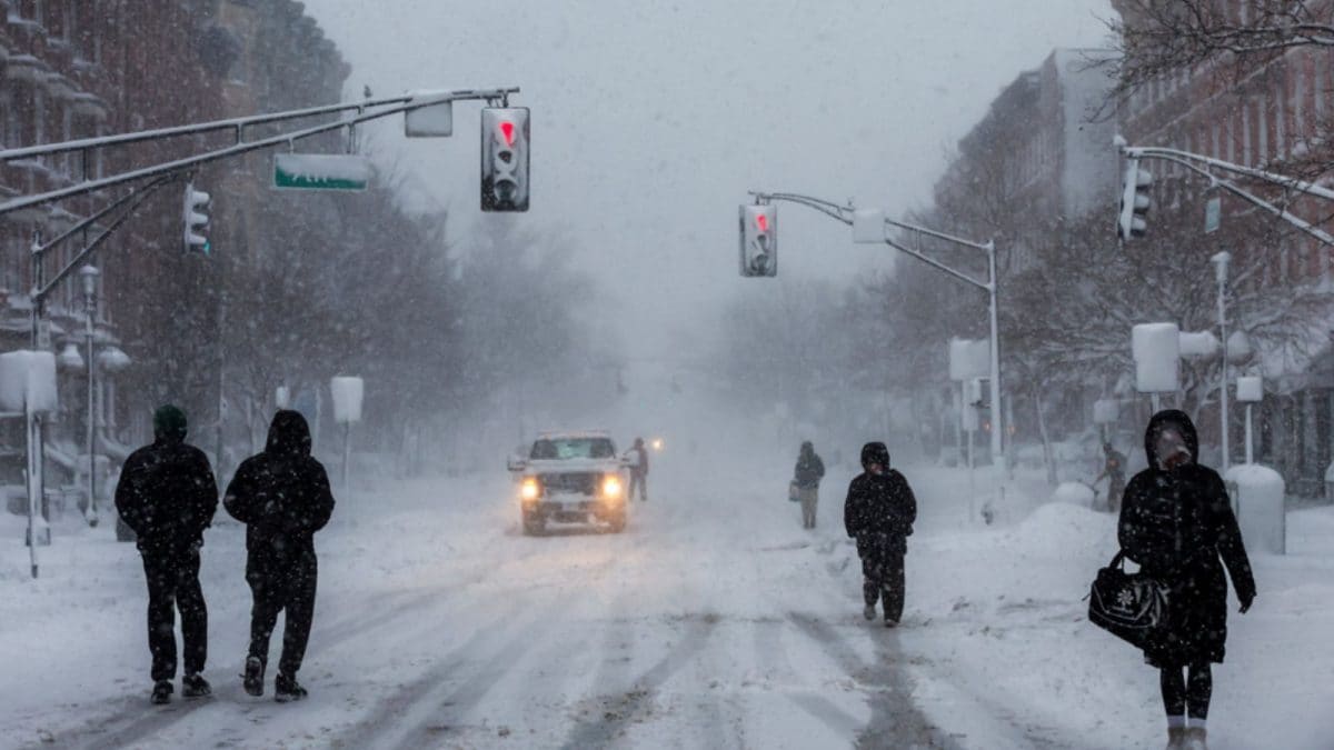 Flights Cancelled, Travel Ban Imposed: Americans Forced To Remain Indoors Amid Record Snowfall