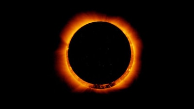The first solar eclipse of 2026 is scheduled for Tuesday, February 17, and it is not an ordinary one. This will be an annular solar eclipse, often called the “Ring of Fire,” where the Moon covers the centre of the Sun but leaves a bright ring visible around the edges. Ahead of the rare celestial show, many are curious about its visibility, timing and religious observations in India.