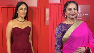 Kareena Kapoor Surprises Shabana Azmi On Red Carpet(Photo Credit: Instagram)