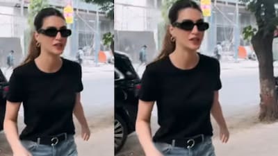 Kriti Sanon was spotted heading to a salon. (Photo Credit: Instagram)