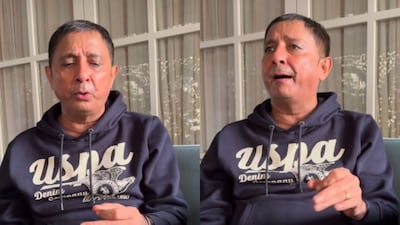 Sukhwinder Singh impressed Kapil Sharma with his perfect vocals.(Photo Credit: Instagram)