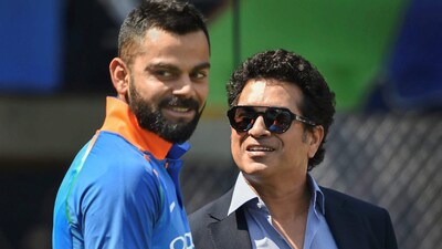 Virat Kohli (left) and Sachin Tendulkar (PTI Photo)