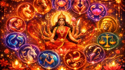 Navratri is a sacred period of inner transformation, urging each zodiac sign to confront karma, illusion, and emotional patterns. These nine nights demand courage, truth, and spiritual maturity. They push individuals to release what no longer serves them and realign with their highest self. Preeti Sodhi Sharma, Karmic Healer at Lifestyle by Preetibala, shared what each sign should focus on. (Image-AI)