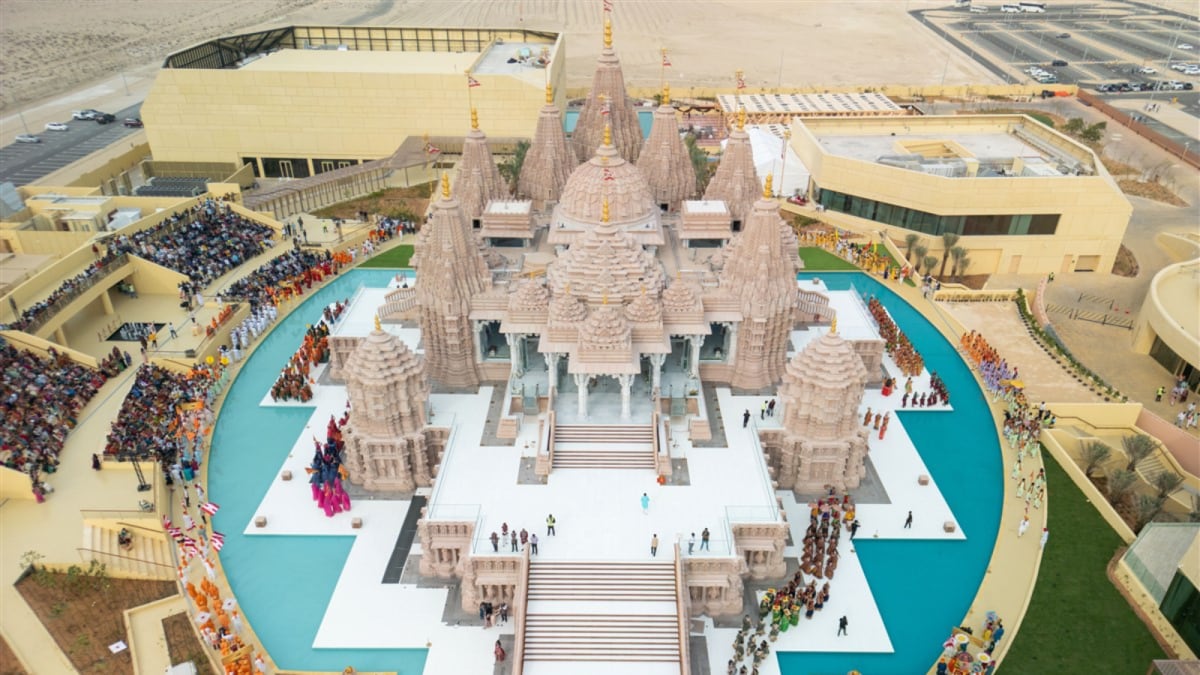 How Abu Dhabi’s BAPS Hindu Mandir Is Keeping Faith Alive For Indian Expats Amid The Israel-Iran Conflict