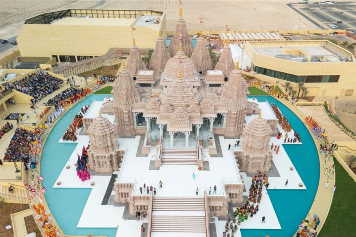 How Abu Dhabi’s BAPS Hindu Mandir Is Keeping Faith Alive For Indian Expats Amid The Israel-Iran Conflict