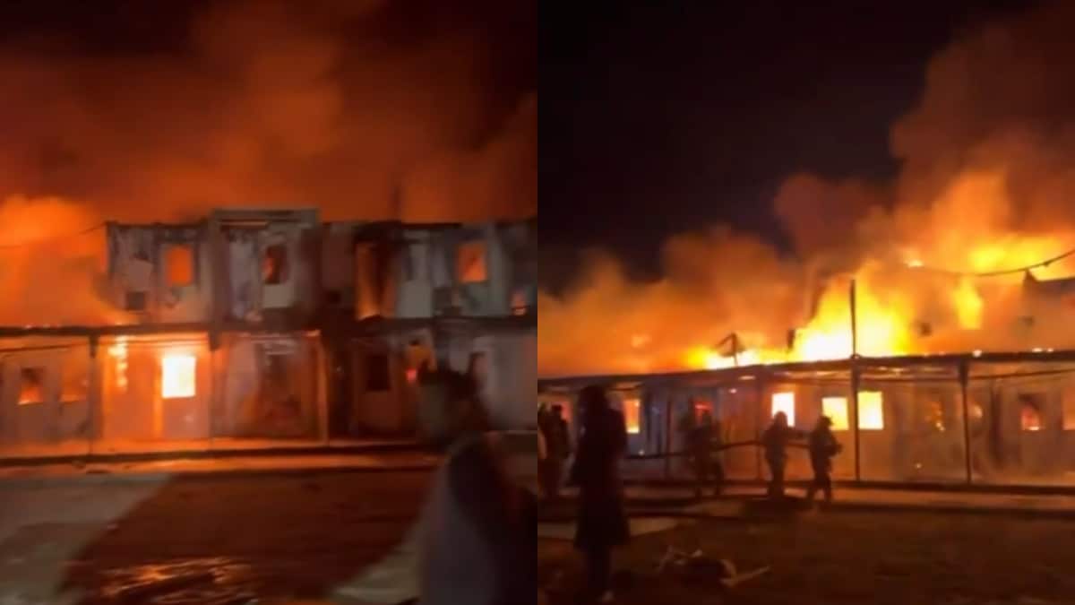 Videos Show Kabul Hospital Engulfed In Flames After Pakistani Airstrike Kills 400