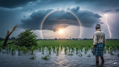 Andhra Pradesh and Telangana are currently experiencing intense heat, but weather conditions may change soon as an unusual atmospheric circulation has formed over the Bay of Bengal. Meteorologists say this system could bring sudden rainfall and gusty winds to both states in the coming days.