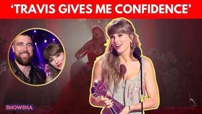 Taylor Swift Credits Travis Kelce for Confidence Boost at iHeartRadio Awards