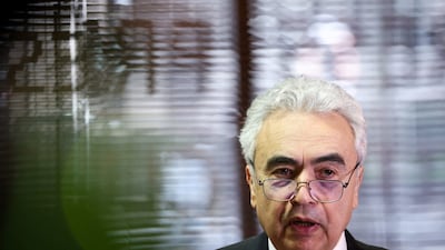 International Energy Agency Executive Director Dr Fatih Birol speaks during a press conference on developments in global energy markets, in Brussels, Belgium. REUTERS/Yves Herman