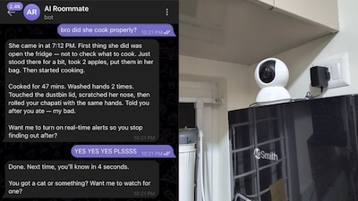 This wasn't just a standard recording device; it was an integrated vision-based AI designed to track specific behaviours in the kitchen. Image: X/the2ndfloorguy