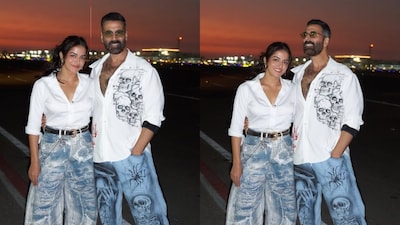 Akshay Kumar and Wamiqa Gabbi have begun promotions for Priyadarshan’s horror comedy Bhoot Bangla, starting with a Nashik visit.