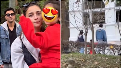 Alia Bhatt Spotted With Ranbir Kapoor And Raha In Hong Kong 