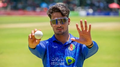 Aghanistan cricketer Allah Ghazanfar. (ACB)