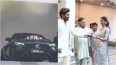 Allu Arjun Surprises Wife Sneha Reddy With Luxury Car on 15th Anniversary