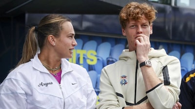 Aryna Sabalenka and Jannik Sinner (X/Getty Images)