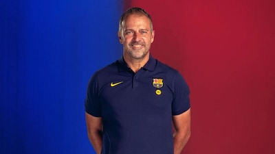 Barcelona head coach Hansi Flick