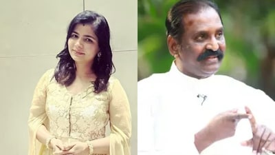 Chinmayi Sripada has reacted strongly to lyricist Vairamuthu being honoured with the Jnanpith Award