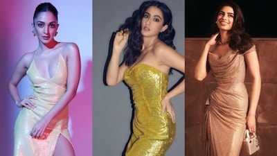 Bollywood inspiration for the next time you want to wear shimmery dressses 