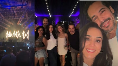 Preity Zinta Joins Dino Morea’s Last-Minute Plan At Def Leppard’s Mumbai Concert