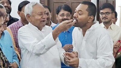 Speculation is growing that Nitish Kumar's son Nishant may soon formally enter politics by joining the JD(U).