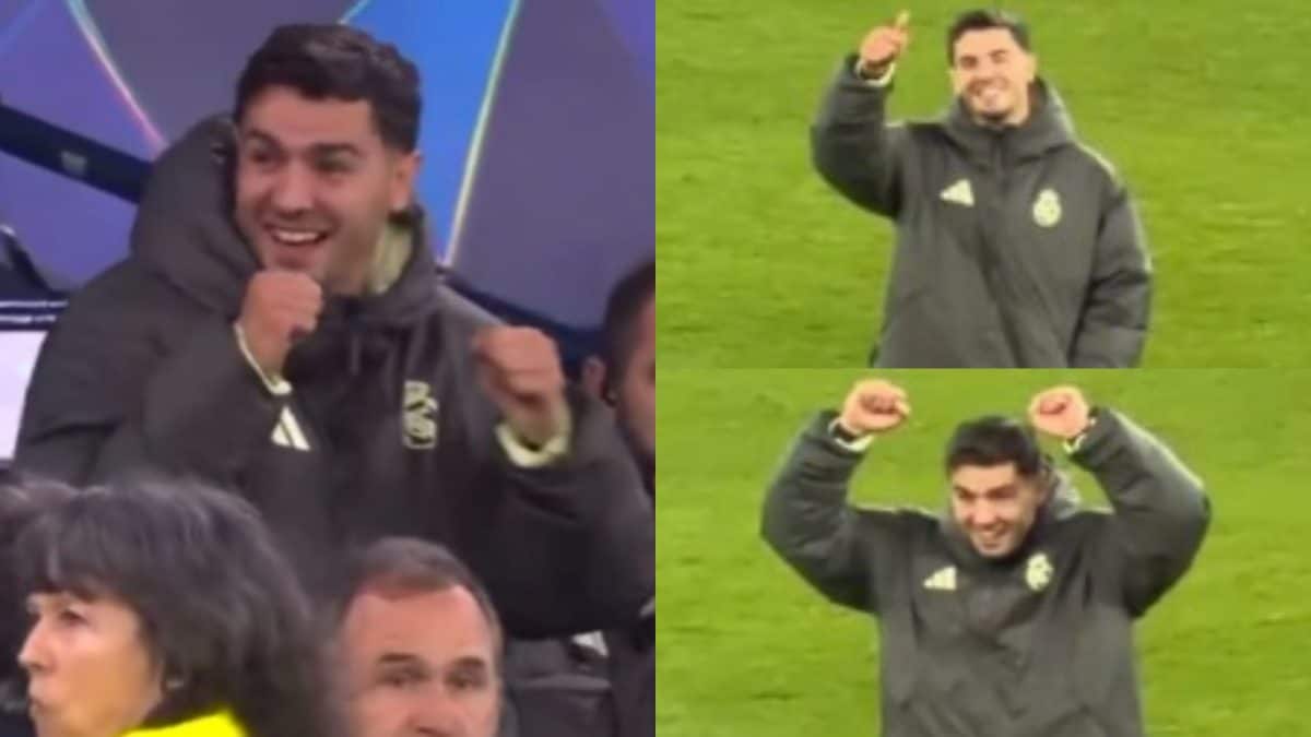 Brahim Diaz Learns He’s AFCON Champion Mid-UCL Game, Celebrates On Bench | WATCH