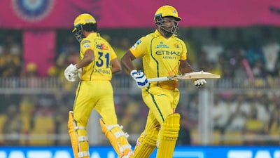 CSK's batters crumbled under the bright lights, as the Gaikwad-led side slumped to a lowly 127 runs in 20 overs (AP)