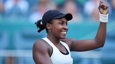 Coco Gauff at the Miami Open (AFP)