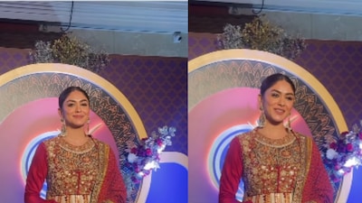 Mrunal Thakur, Mrunal Thakur Mumbai event look. (Photo Credit: Instagram)