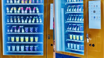 Commuters can simply pick up a chilled beverage.  (Photo Credit: X)