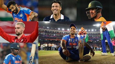 CricketNext's Team of T20 World Cup 2026. (Picture Credit: AP, AFP, X/@BCCI)