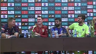 A snapshot from the PSL press conference. (X screengrab)