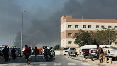 The alerts urged residents to avoid venturing outdoors, remain prepared for any situation and exercise extreme caution. (Photo: AFP)