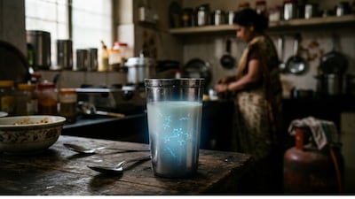 Ethylene glycol’s sweet taste and thick consistency can make diluted or poor-quality milk appear richer than it is. (AI Generated)