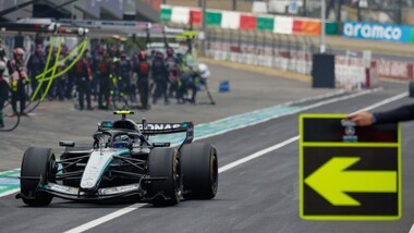 Kimi Antonelli celebrating his Japanese Grand Prix win for Mercedes