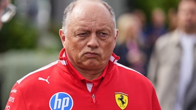 Ferrari boss Fred Vasseur (AP)
