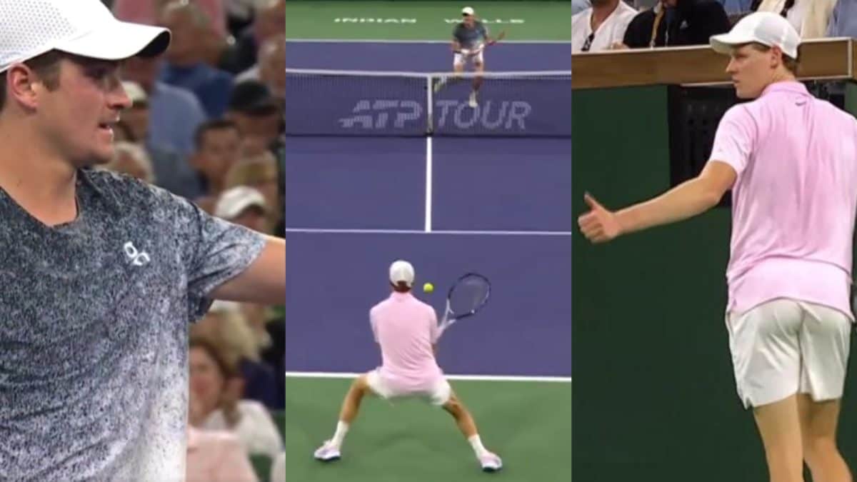 Joao Fonseca’s Fiery Forehand Nearly Knocks Out Jannik Sinner At Indian Wells | WATCH
