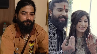 YouTuber Anurag Dobhal wife Ritika Chauhan visited him.