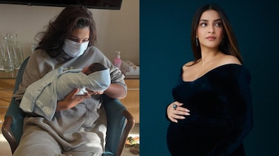 Rhea Kapoor shares the first glimpse of Sonam Kapoor’s baby boy