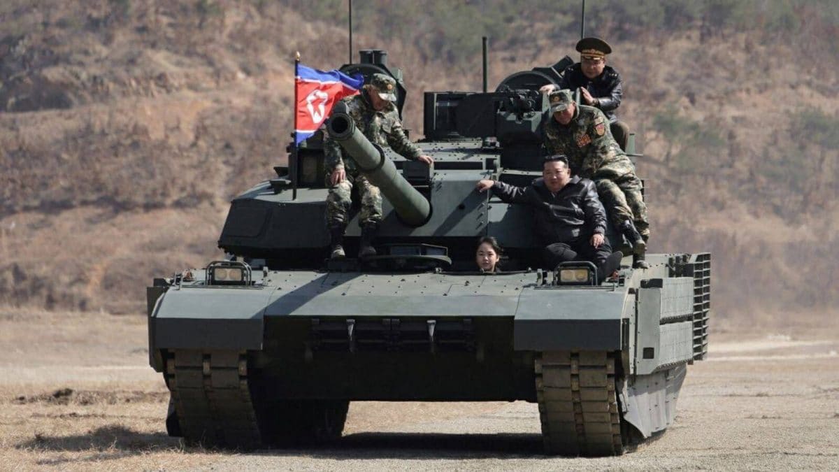Kim Jong Un Rides Tank With Daughter In Unusual Father-Daughter Moment | Video