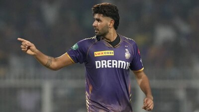 Harshit Rana in action for KKR in IPL
