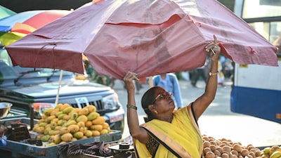 In a recent advisory, the IMD forecast that maximum temperatures are likely to remain above normal across most parts of Karnataka throughout the three-month period. (Image: Getty)