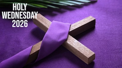 Holy Wednesday 2026: On Spy Wednesday, Christians observe a day of reflection and prayer, reflecting on Judas’ betrayal. (Image: Shutterstock)