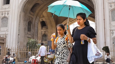 The maximum temperature in Hyderabad is expected to range between 33°C and 34°C. (File image: PTI)