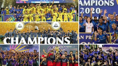 IPL Winners List: Here's a look at all the Indian Premier League champions over the years. (X and PTI)