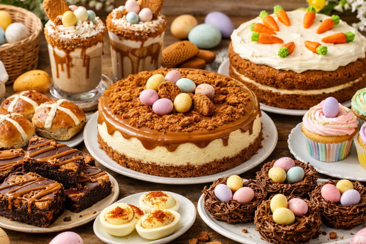 Easter 2026 Recipes: From Biscoff Desserts To Classic Carrot Cake And Chocolate Nests