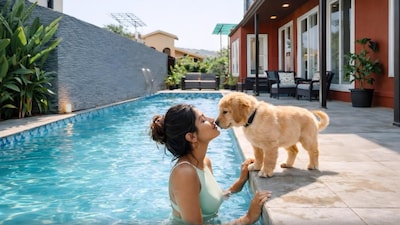 From mountain hideaways to coastal retreats, a new wave of stays is redefining what it means to travel with your furry companion, offering open spaces, where pets can move, play , and truly belong. (In frame: SaffronStays Jannat, Maharashtra)