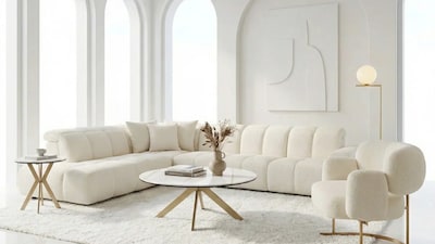 Pantone’s Cloud Dancer, a soft blend of off-white and pale grey, is emerging as the defining wall colour of the year.