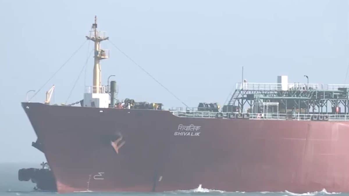 India's LPG Tanker Shivalik Docks At Mundra After Crossing Strait of Hormuz