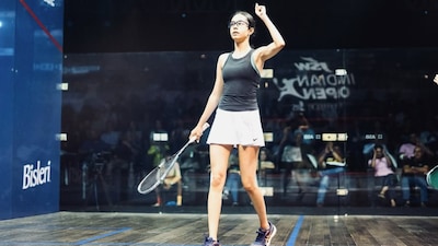 Anahat Singh at the Indian Open squash (Instagram)