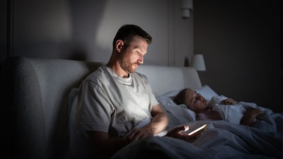 Experts say that stress and anxiety are among the biggest triggers behind middle-of-the-night awakenings. (Image: Canva)